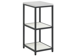 Conjunto 1 Armazenamento De Cozinha Vidaxl Branco Aço (40 X 50 X 92 Cm)