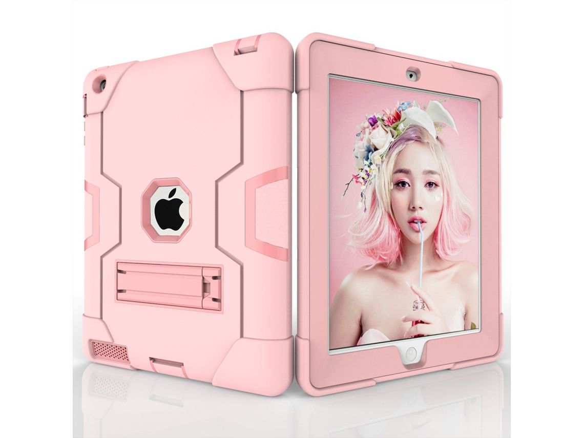 Lurelia Capa Para Ipad 9.7 2017, Silicone, Rosa, Proteção Contra Quedas