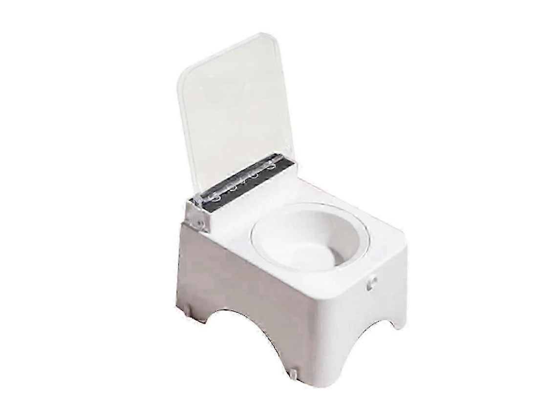 Tigela Inteligente para Gatos com Tampa Automática e Sensor Infravermelho, Alimentador Anti rato para Cães e Gatos AQUAFORGE