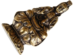Estátua Latão Dourado Resistente Desgaste Decoração Artística Simples Prática Escritório Ornamento Delicado GOKOCO