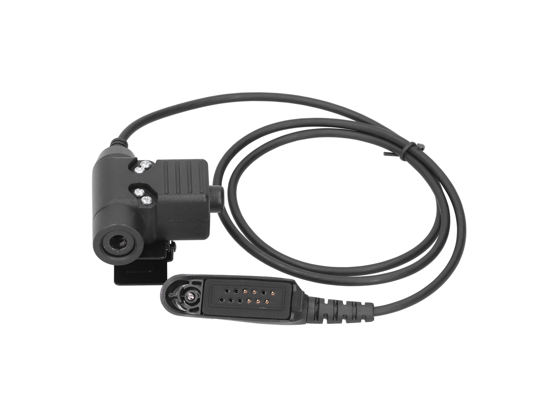 Adaptador De Cabo De Áudio Ptt U94 Para Motorola Gp140 Gp320 Gp328 Gp338 Gp340 Walkie Talkie Brilvibera