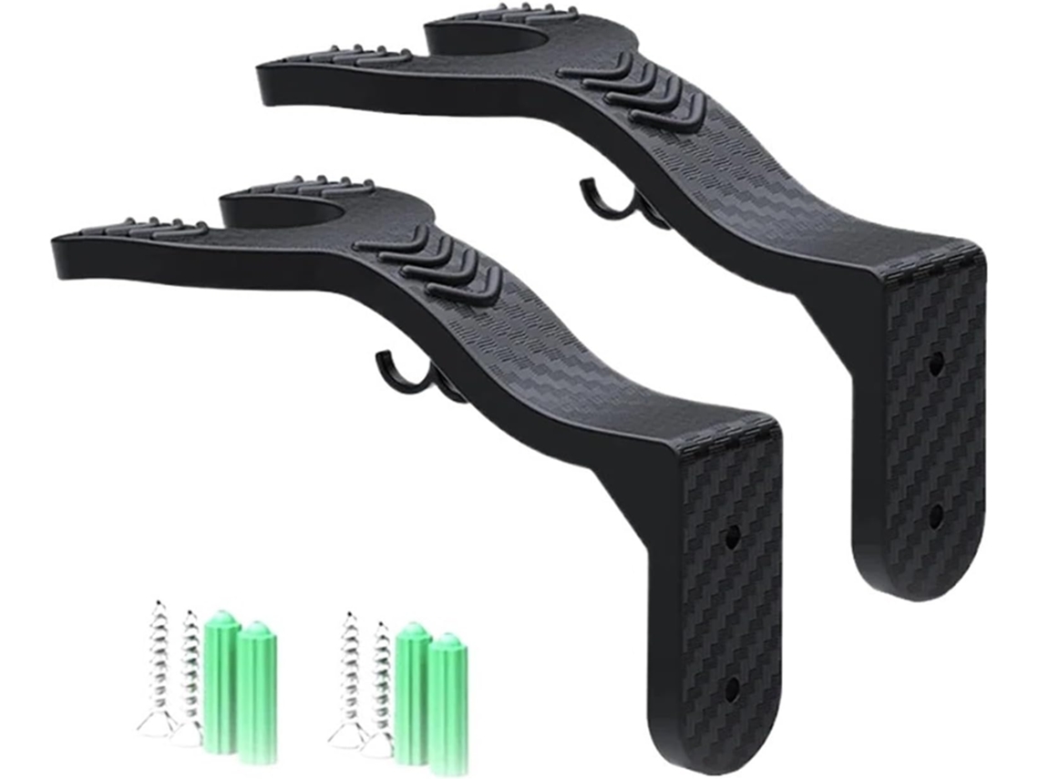 Conjunto De 2 Suportes De Parede Multifuncionais Para Capacetes De Motocicleta. Gancho Para Motocicleta