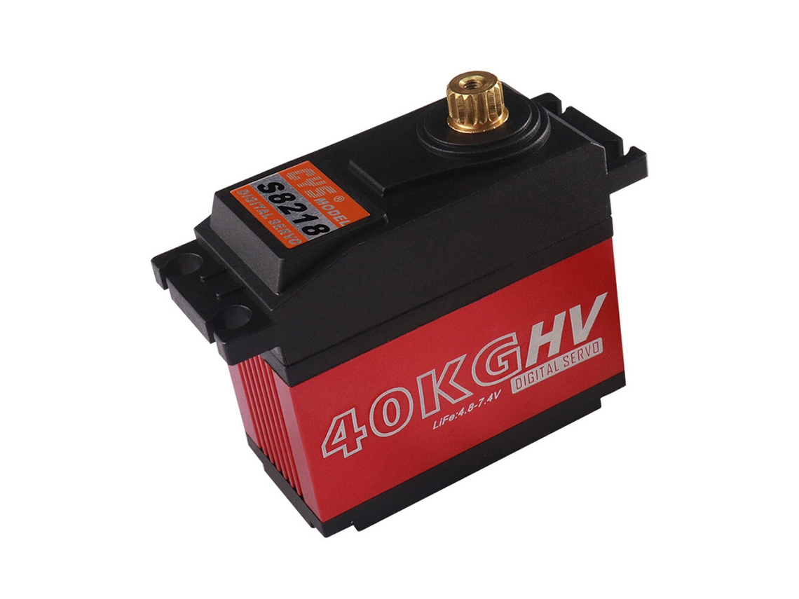 Servo Digital Cys S8218 de 40 Kg com Engrenagens em Metal, À Prova de Água e com Elevado Binário, para Condução de Automóveis Rc À Escala 1:5. MDUG