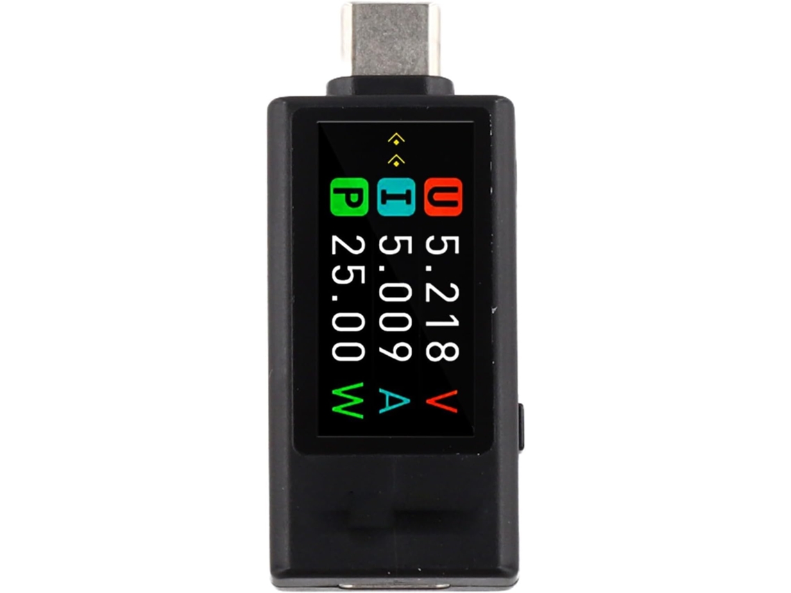 Testador Usb-c Com Ecrã De 0,96 Polegadas Para Corrente, Tensão