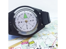 Reloj De Pulsera Con Brújula Para Exteriores, Portátil, Para Supervivencia, Viajes, Acampada Y Senderismo