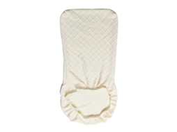 Capa para Cadeira de Jantar Elástica Lavável Protector Anti Derrapante 4pcs Branco