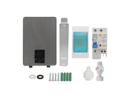 Aquecedor de água instantâneo elétrico 5.5kw 220v com ajuste manual e classificação IPX4 LAXISCREED