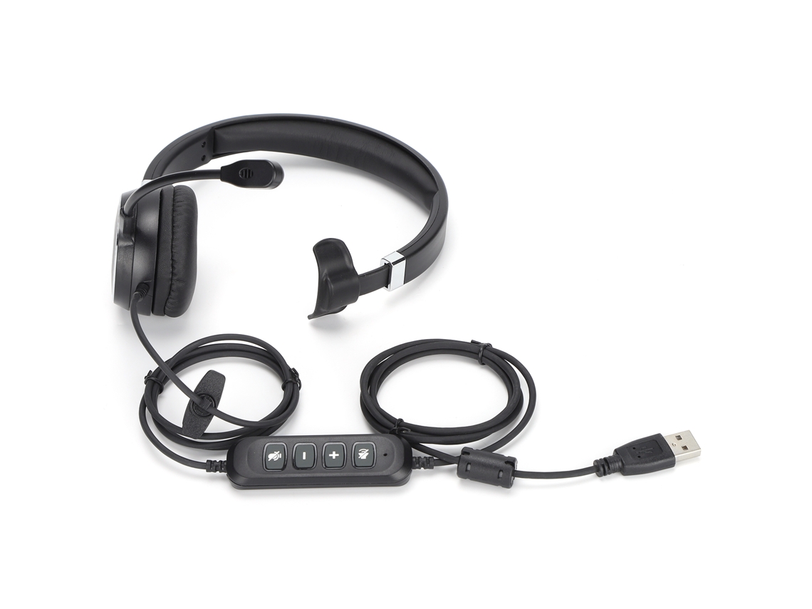 Fone de ouvido usb para telefone com um fone, microfone e controle de áudio CHABERLU
