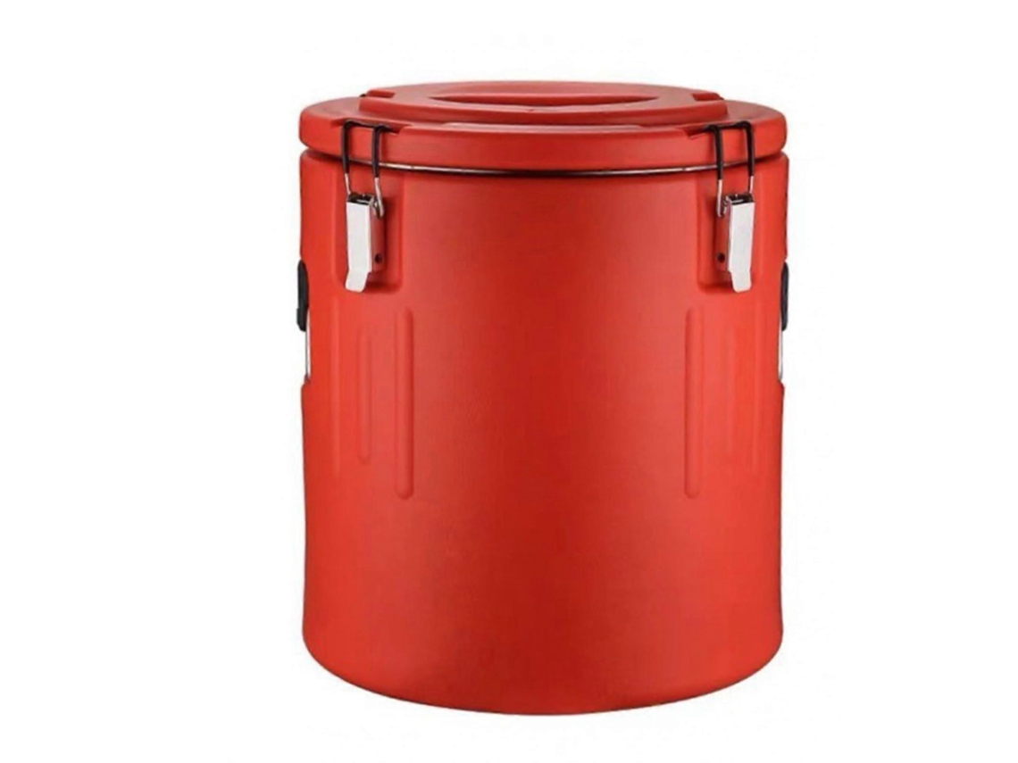 Dispensador De Bebidas Isolado De 80 Litros Com Torneira Para Bebidas Quentes E Frias, Grande Capacidade Para Uso Em Serviços De Alimentação.