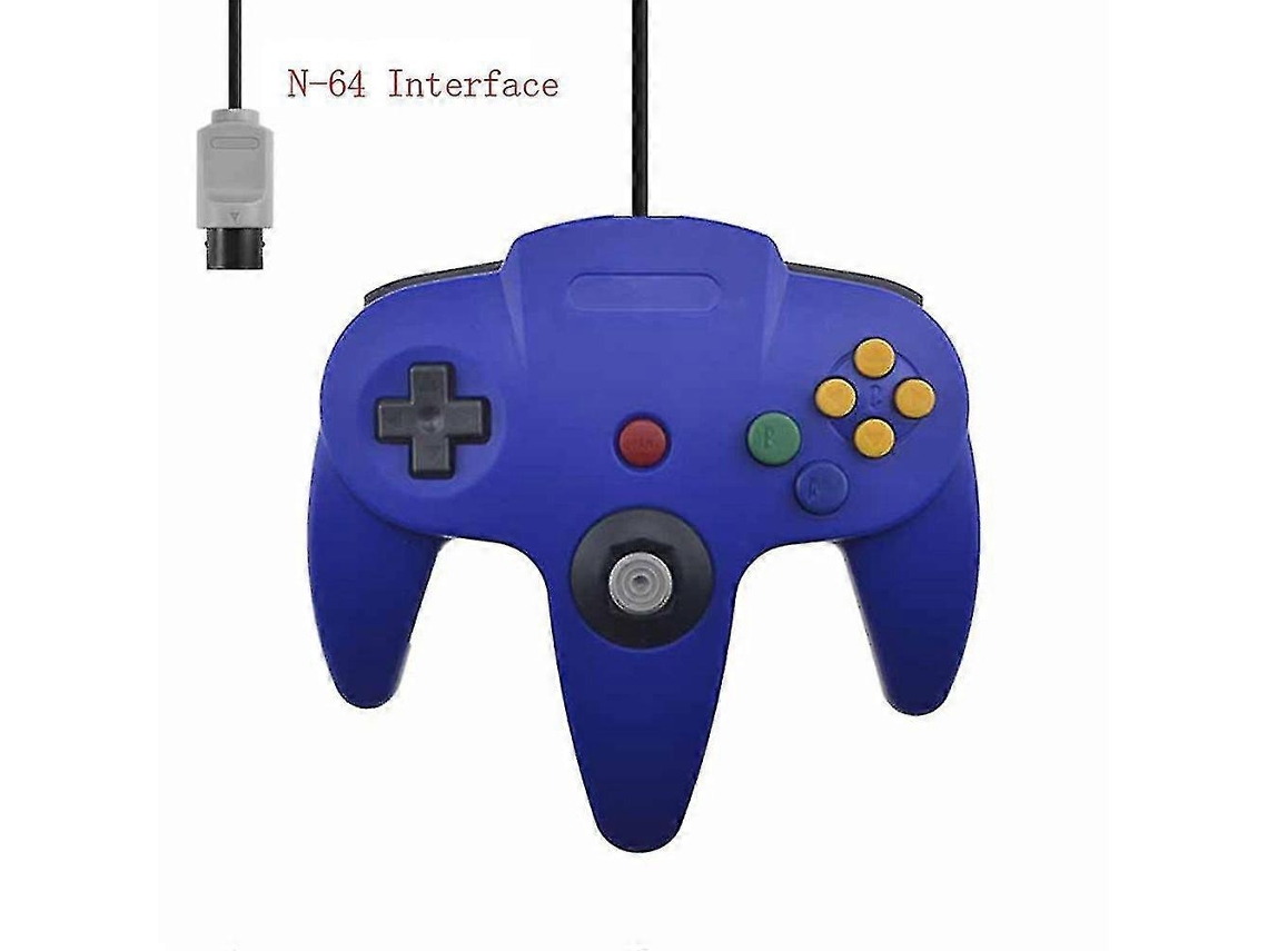 Pacote Clássico Controle Com Fio N64 Jogos Retro 64 Bits Gamepad Joystick Substituição Ly Ebike