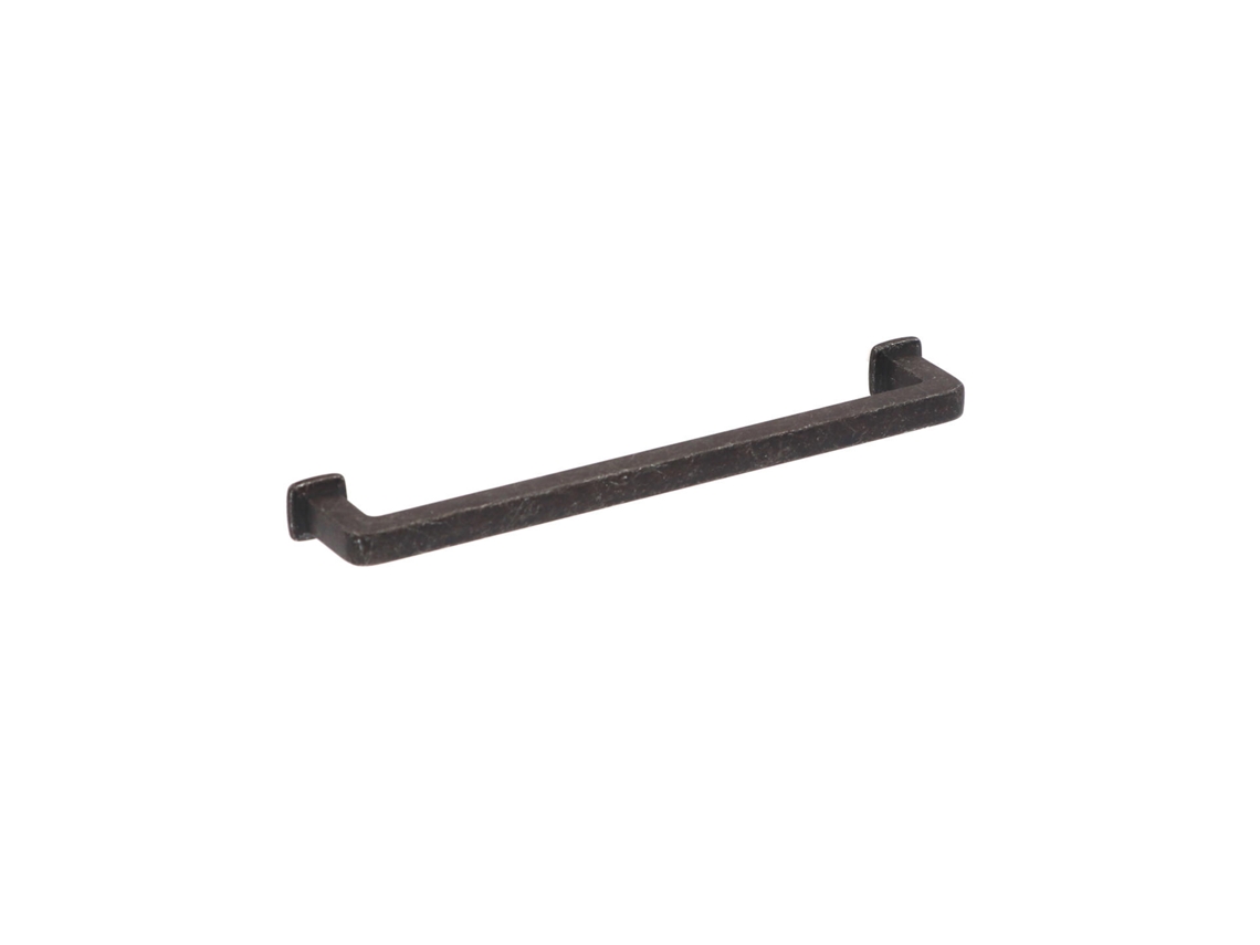 Puxador para Móveis HARDWAREXCHANGE em Zamac com 160mm de distância central, ferro preto vintage, conjunto de 6