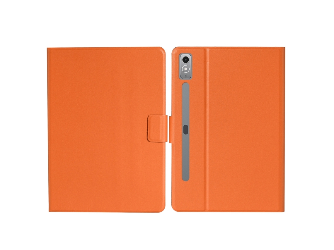 Capa Protetora Halinuia Para Lenovo Tab P12 2023 / Tb370fu Estojo Inteligente De Couro Liso