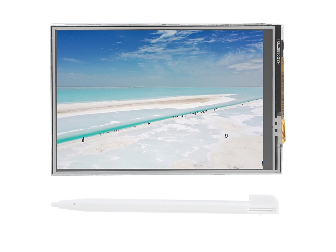 Display Rpi De 3,5 Polegadas 480x320 4b Monitor Táctil Resistivo Com Caneta Para Raspberry Pi 3b Eletrônicos De Consumo