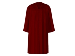 Bata de Coro Matte para Igreja – Traje para Batismo e Graduação Ideal para Halloween Vermelha NEVEANCE