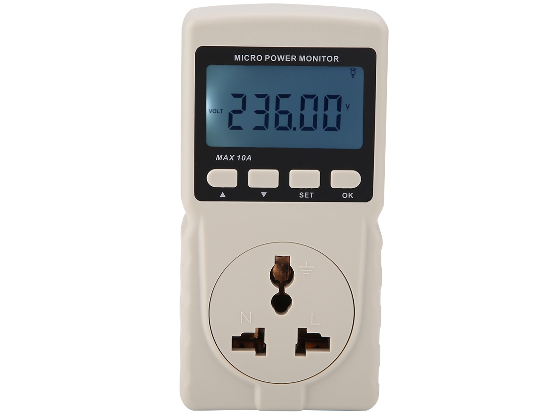 Gm86 Medidor Digital Lcd De Energia Micro