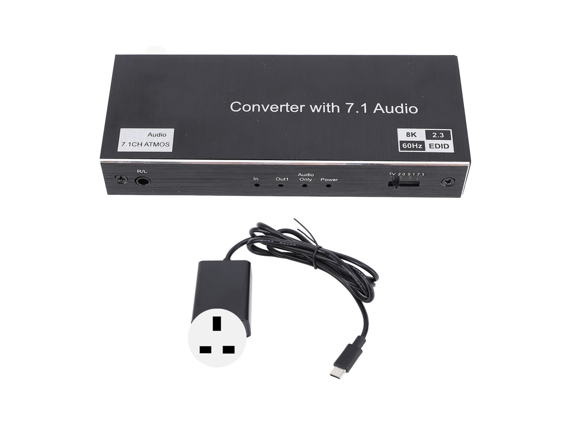 Divisor Hdmi EOOCOO (transmissão Hd 8k 1 Entrada 2 Saídas)