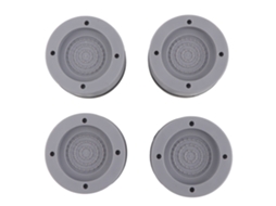 Conjunto de 4 Pés de Borracha Antivibração para Máquina de Lavar AQUAFORGE