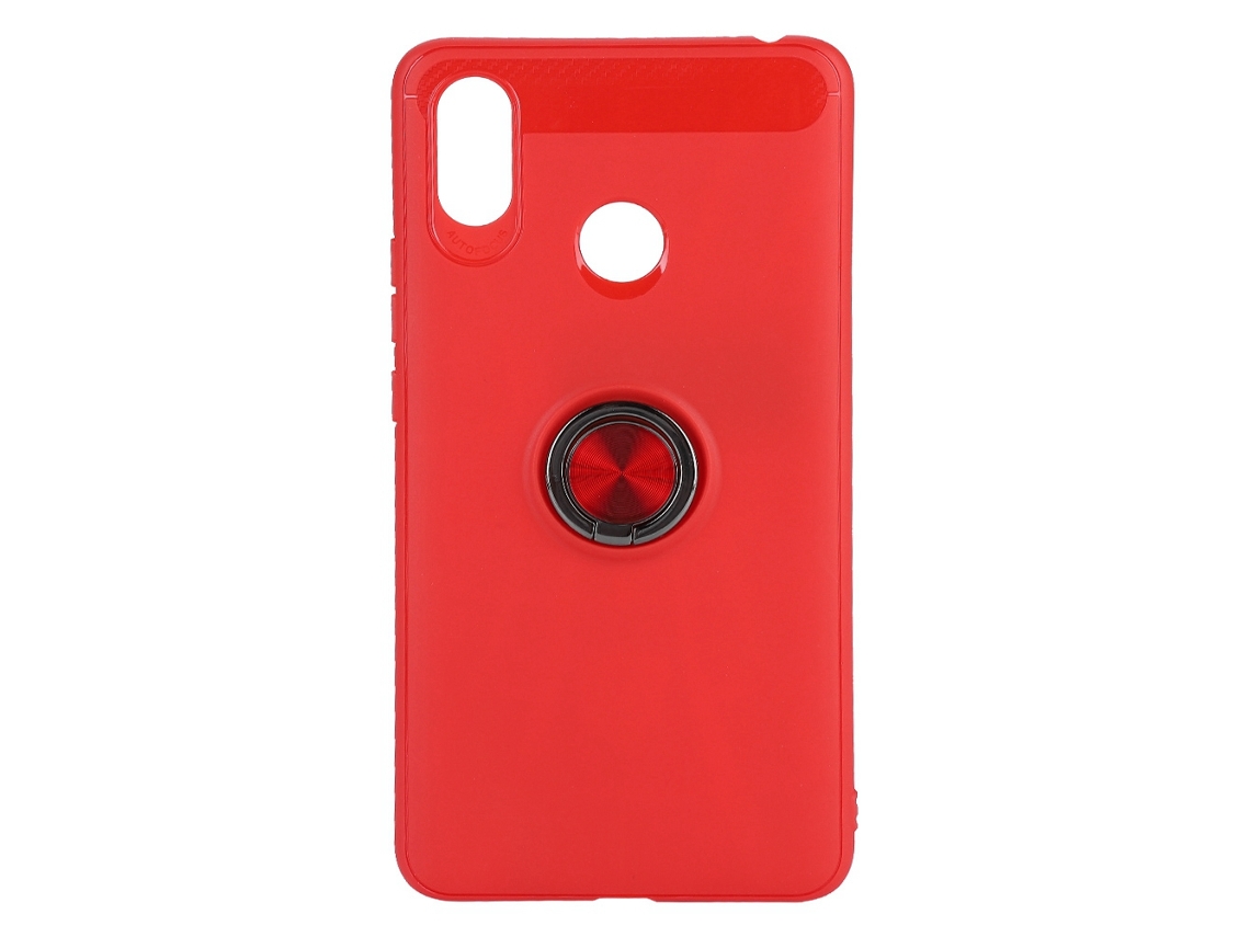 Capa Xiaomi Max3 LAXISCREED Anel Magnético Vermelha