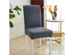 1 Pacote Protetor Removível para Cadeira de Sala de Jantar para Casa Restaurante -Cor 3 EVELTEK HighxSizex(55-65cm)