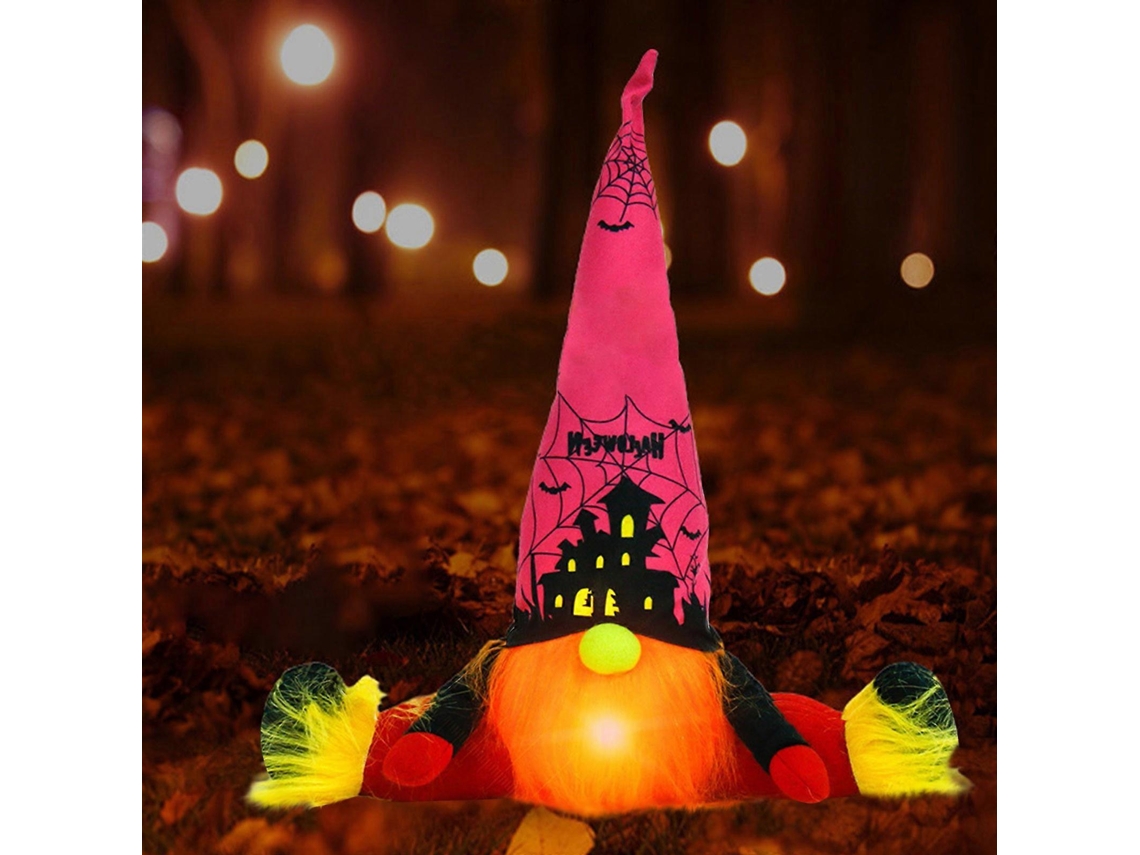 Decoração De Halloween Gnomos Rodolfo Boneco Sem Rosto Brinquedo Goblin Ly Ebike