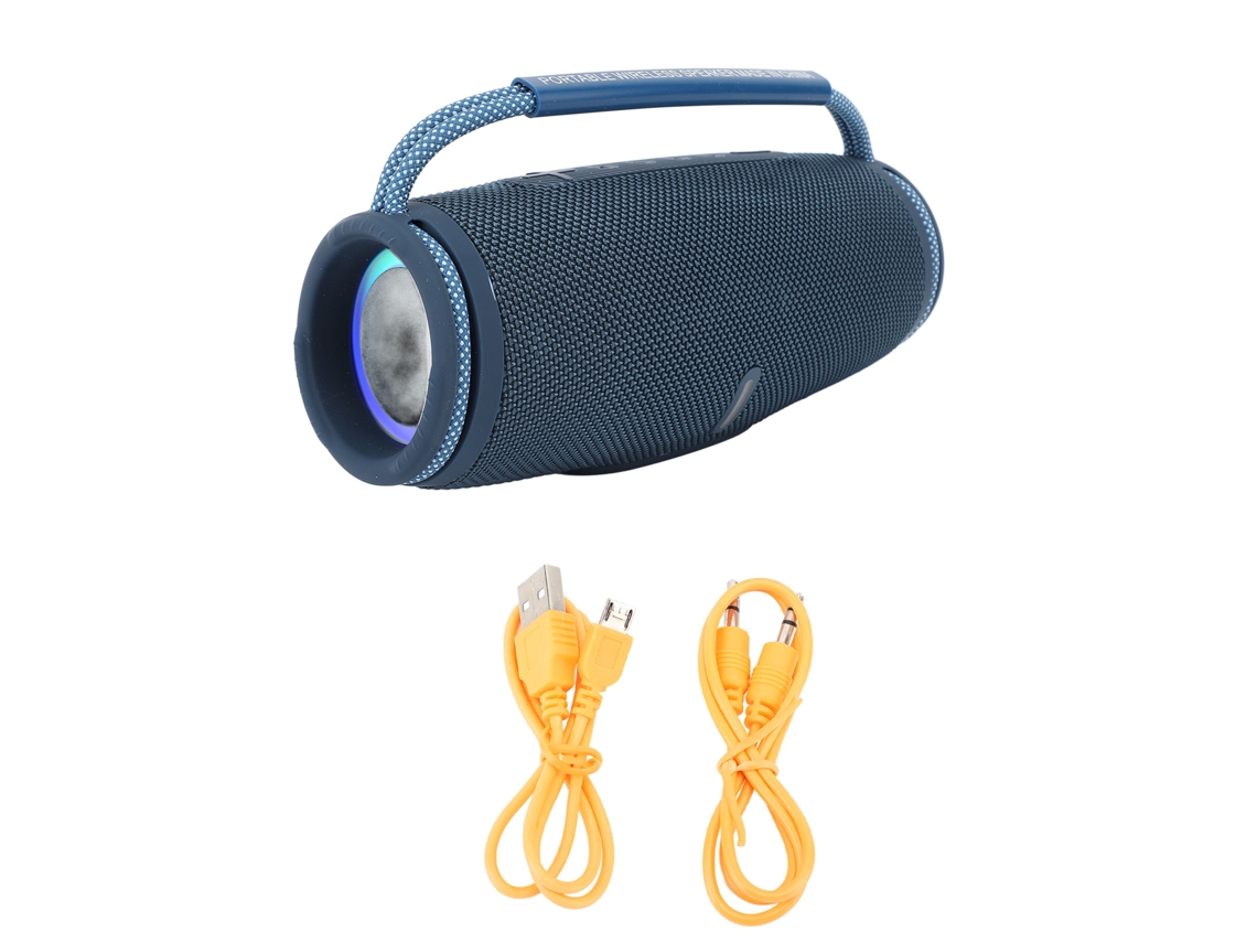 Caixa de Som Bluetooth EOOCOO (luzes Coloridas, À Prova de Água)