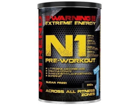 Nutrend N1 Pré Treino 510 g Vermelho Laranja