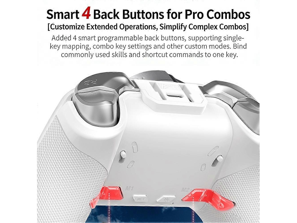 Wireless Controller For Switch 1/2 Hall Effect Gamepads For Ps4/ios/pc Bluetooth Joystick Controls Accessories Ablack
