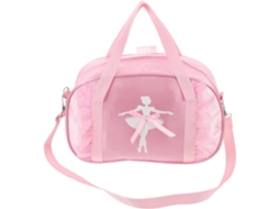 Bolsa De Dança Impermeável Para Meninas Com Alça De Ombro Ajustável, Cor Rosa.