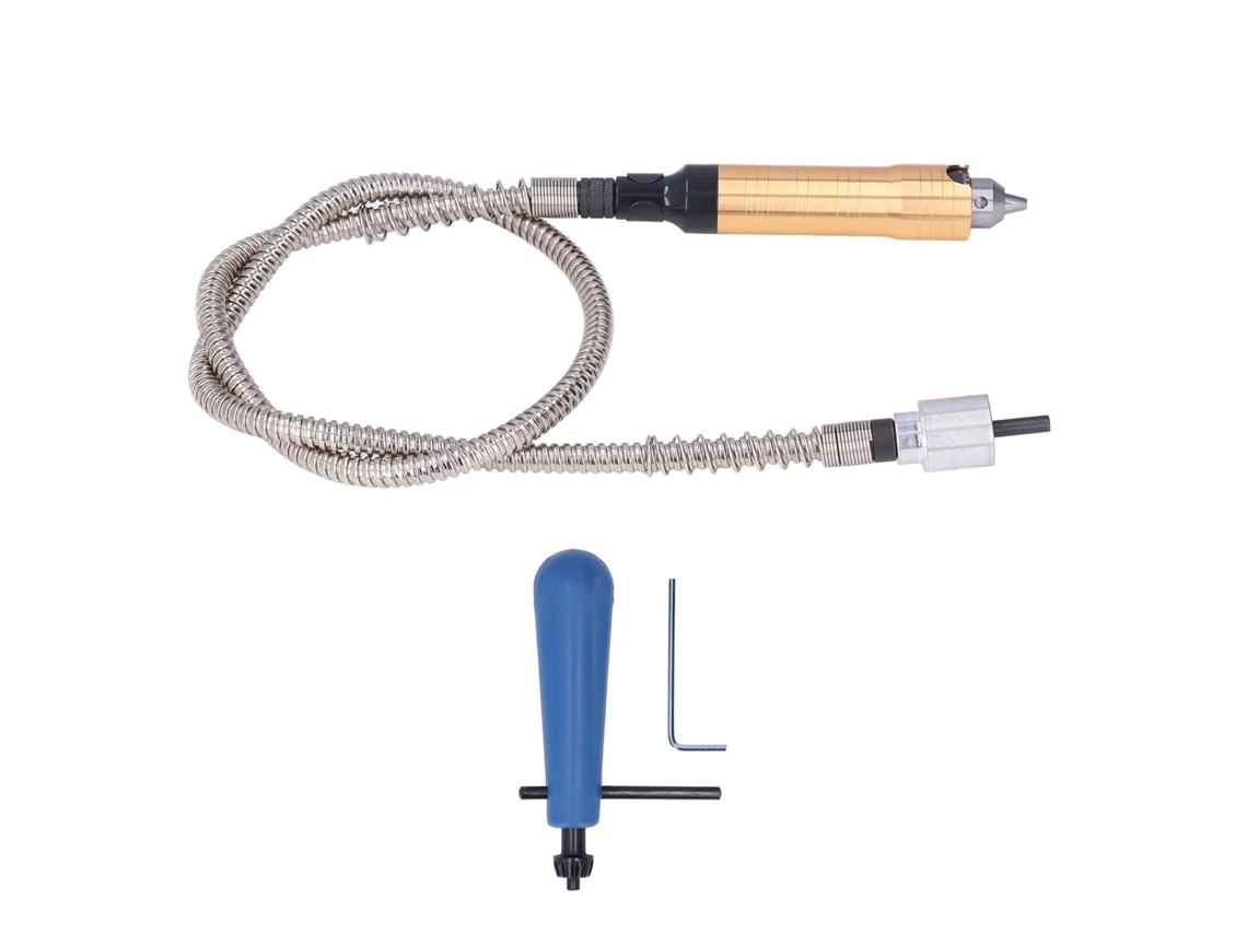 Adaptador De Chave Mandril Com Extensão Eixo Flexível, Acessório