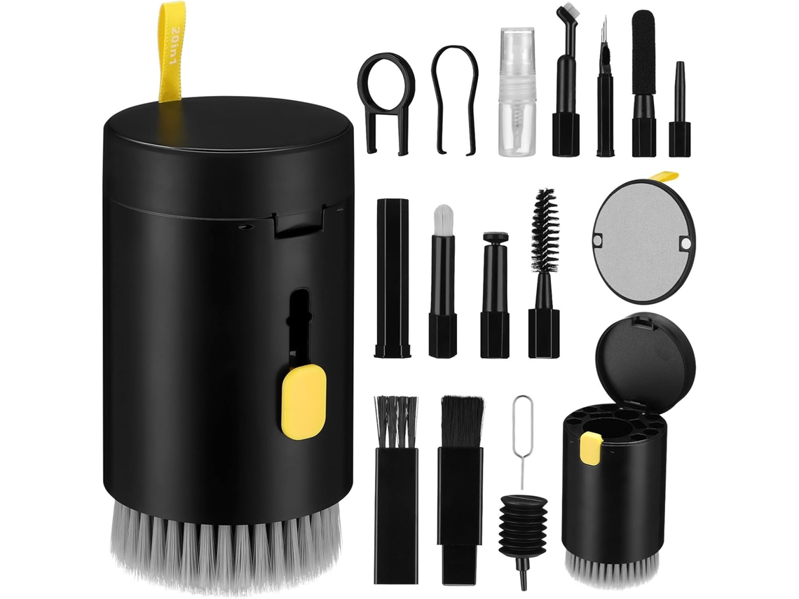 Kit De Limpeza 20 Em 1 Com Escova Macia Para Capa De Laptop Em Abs