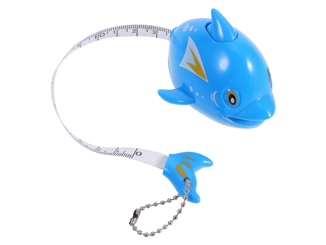 Fita Métrica Em Formato De Golfinho, Ferramenta De Medição Precisa E Portátil Para Crianças E Reformas Residenciais, Azul, 1 M, 1 Aquaforge