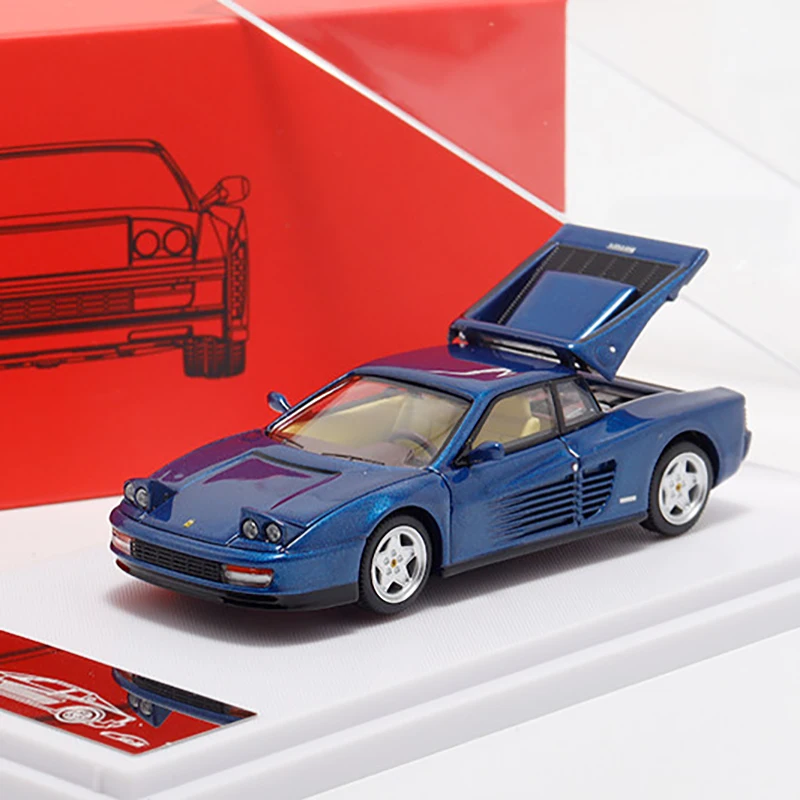 (azul) Modelo De Carro Em Liga Metálica Na Escala 1:64 E Modelo De Carro De Brinquedo