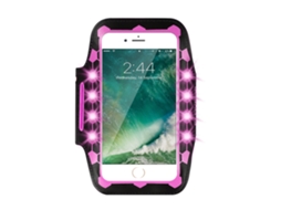 Pulseira Esportiva Com Diodos Led E Material Refletor De Luz.
