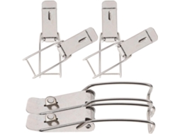 Conjunto De 6 Puxar Aneis Coming Aço Para Portão,