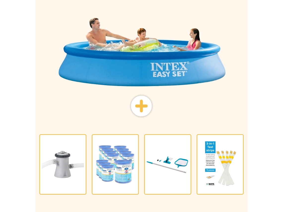 Intex Piscina Easy Set Redonda - 305x61 Cm - 5-peças Scb94