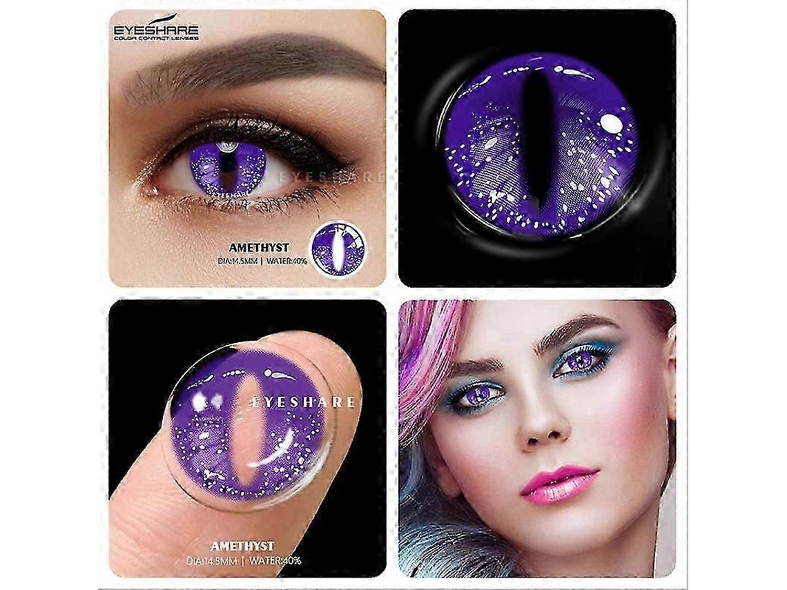 Lentes De Contacto De Halloween. Um Olhar Assustador E Único Para A Sua Fantasia.