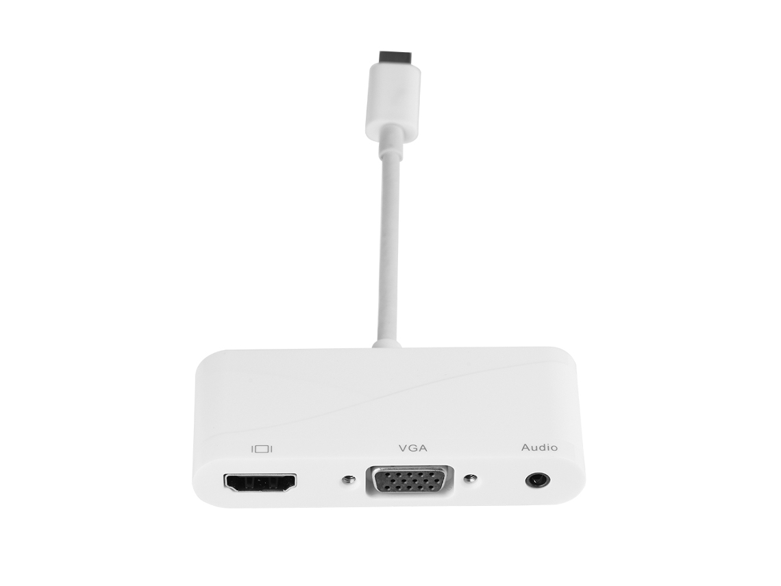 Adaptador Usb c Hdmi Vga Áudio Usb3.1 LAXISCREED