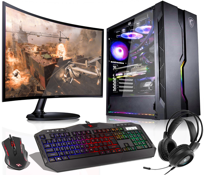 PC-Game Neon-X PC Gaming AMD Ryzen 5 5600G/16GB/2TB+480GB SSD