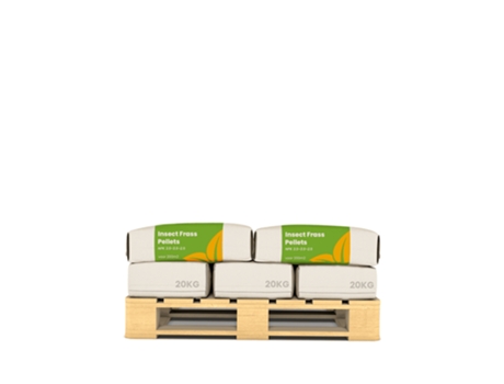 Mealworm Frass - Granulado de Fertilizante de Inseto (10x 200kg – para 2000m2) - Organifer