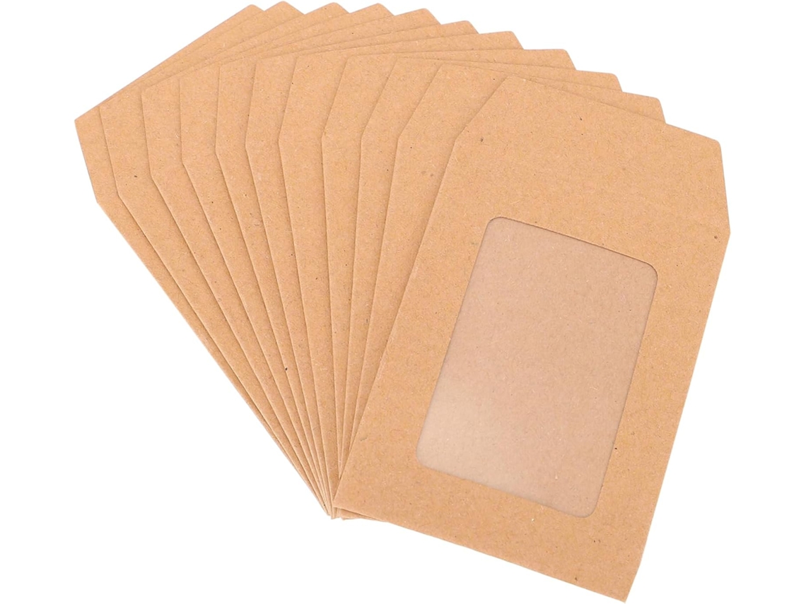 2 Conjuntos De Envelopes De Papel Kraft Transparente