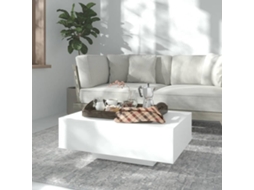 Vidaxl Mesa De Centro 85x55x31 Cm Contraplacado Branco