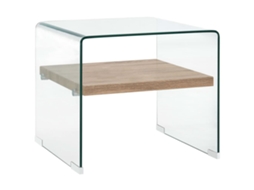 Coffee Table, Coffee Tables Vidaxl Transparente Vidro (50 X 50 X 45 Cm)