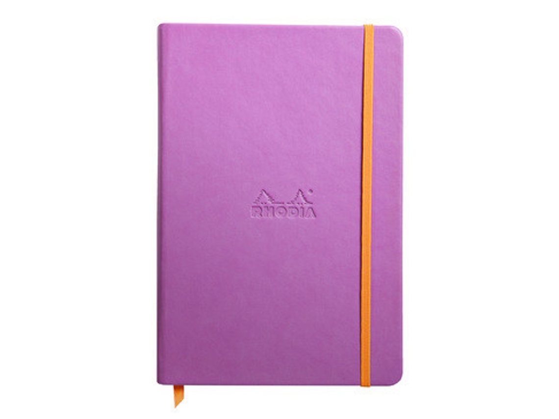 118751c Caderno e Bloco A5 96 Folhas Lilás Rhodia