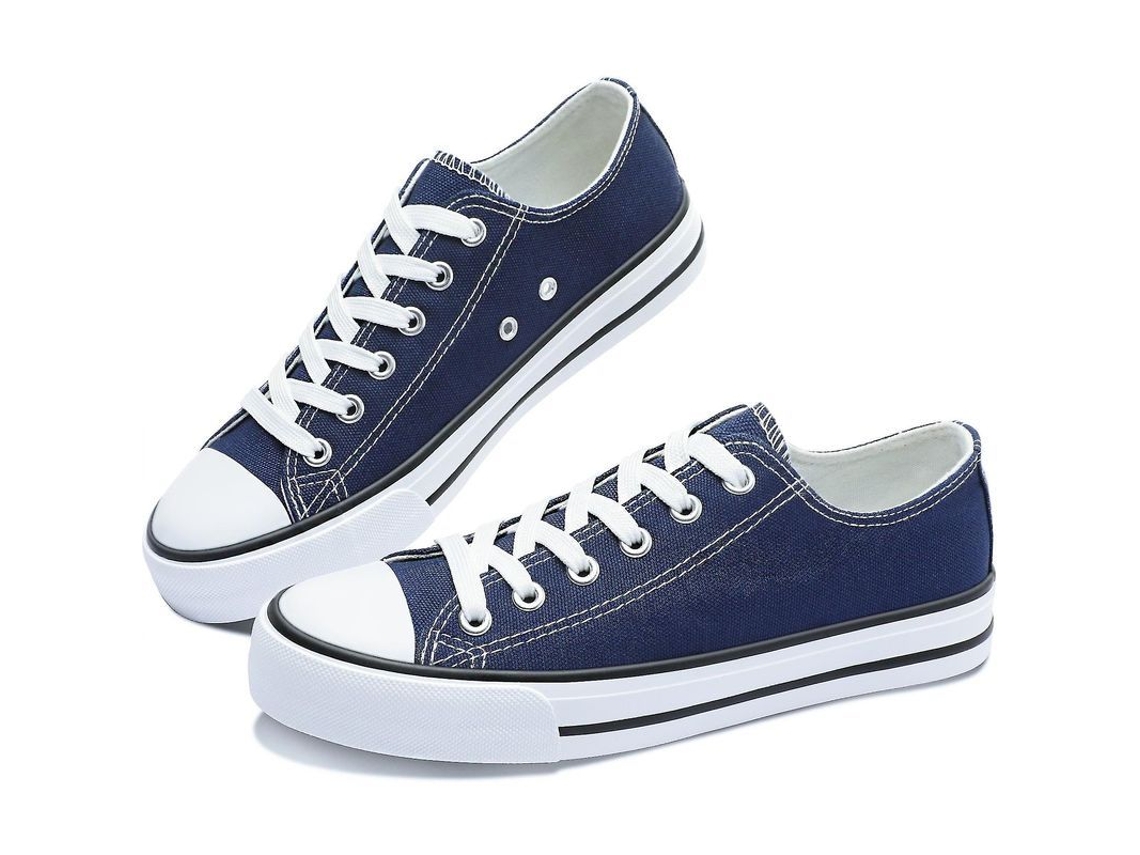 2026 zapatillas de Lona para Mujer Moda Cute Baja Confortables Zapatos Planos para Caminar
