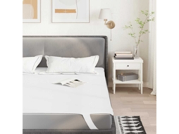 Vidaxl Protetor De Colchão Impermeável 140x200 Cm Branco