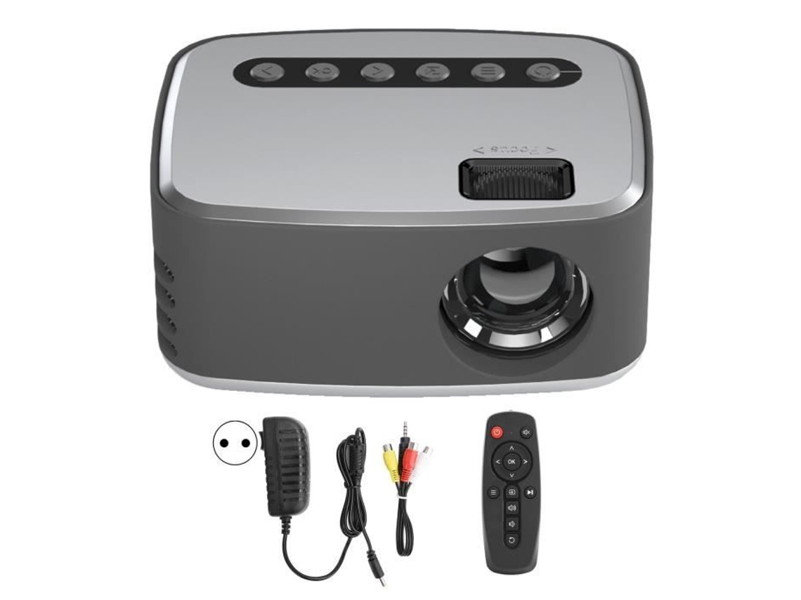 Miniprojetor de Vídeo Portátil Hd 1080P HURRISE com Led Home Cinema