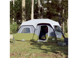 Vidaxl Tenda Familiar C/ Led 9 Pessoas Libertação Rápida Verde-claro