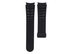 Correa De Reloj Silicona 44mm Hebilla Plegable Magnética Quick Release Para Galaxy Watch 7 6 5 4 Negro
