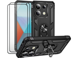 Capa Note Vidros Temperados Para Xiaomi Redmi Note 13 Pro 5g/xiaomi Poco X6 5g Hongwe. Anti-choque