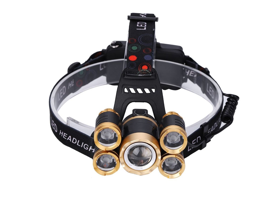 Lâmpada Led T6 de Alto Desempenho, 2400lm, para Caça, Ciclismo, Camping BRILVIBERA